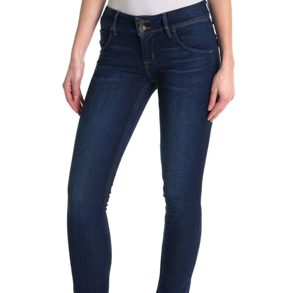 Hudson Collin Womens High Waist Dark Wash Skinny Jeans size 25